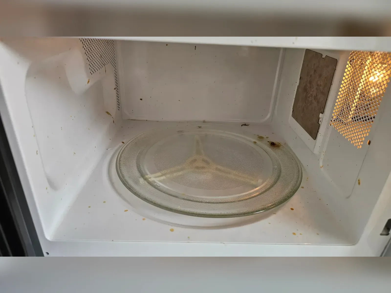 Microwave Cleaning - Before