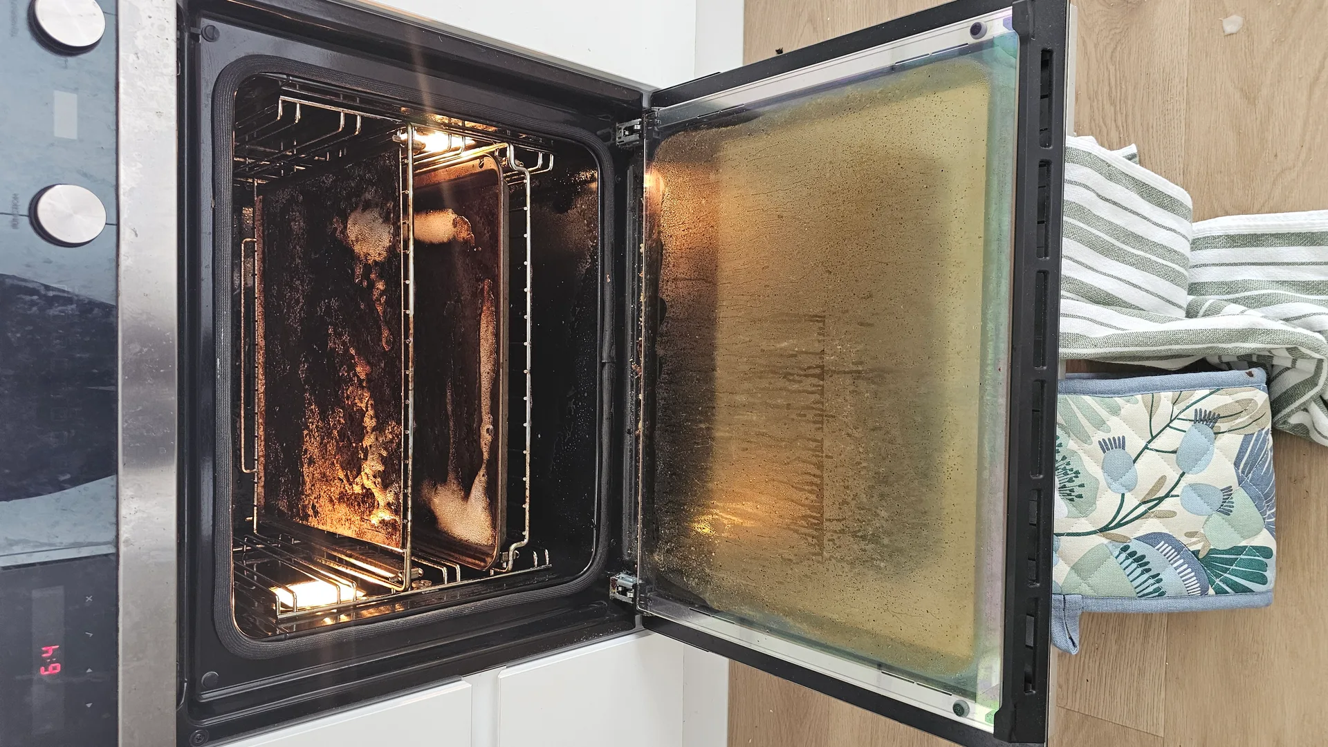 Oven Deep Clean - Before